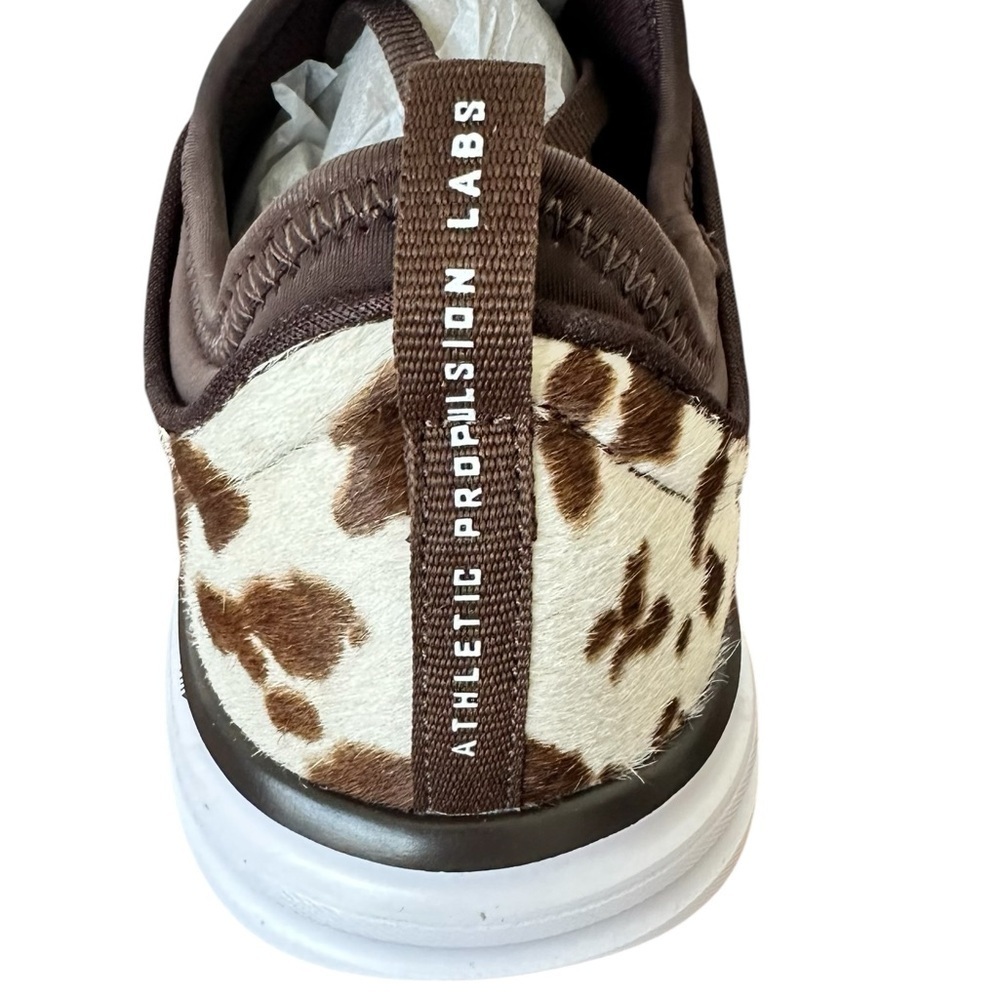 NEW APL Men's Iconic Phantom Deep Brown / White / Cow Sneakers Size 7 - Picture 5 of 8